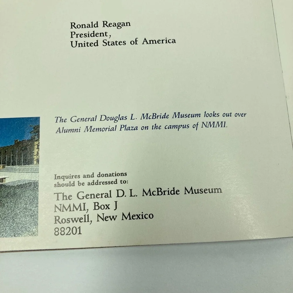NMMI Alumni Museum Booklet Stapled Paperback‎ New Mexico Military Institute 8x11